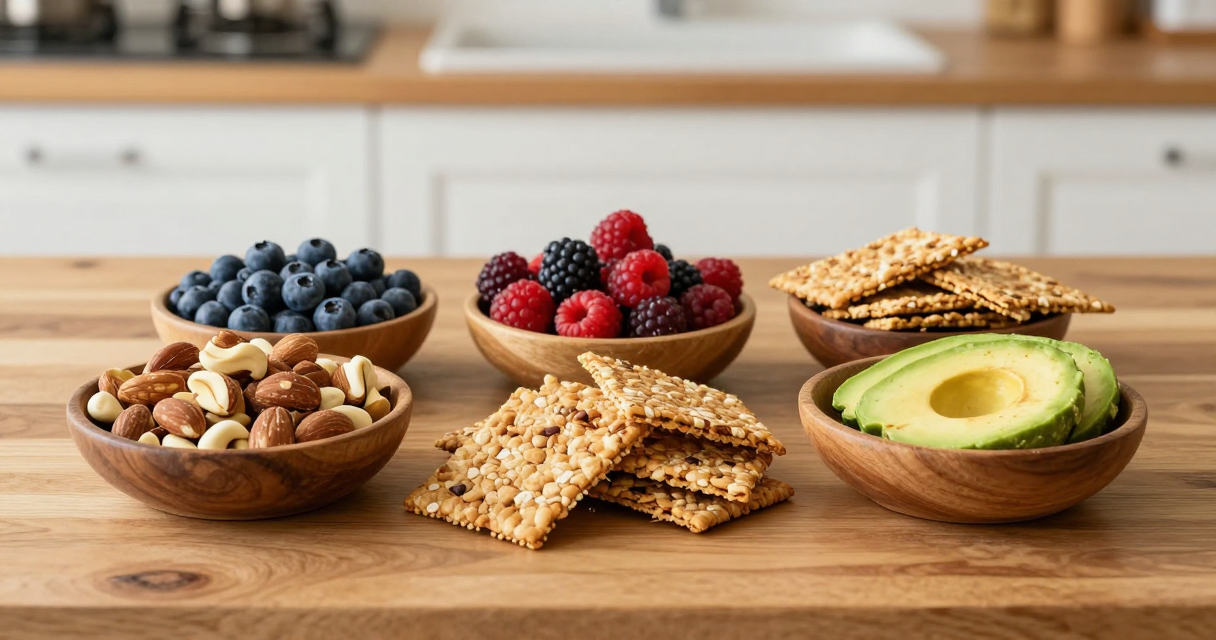 Pagpili ng heart-healthy snacks